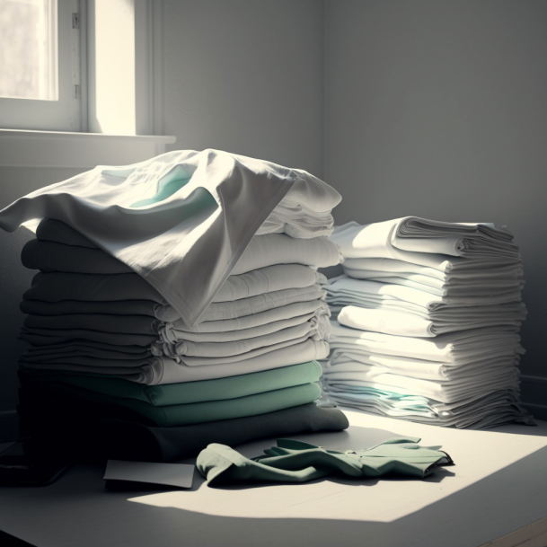 folded t-shirts