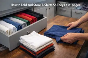 How to Fold and Store T-Shirts