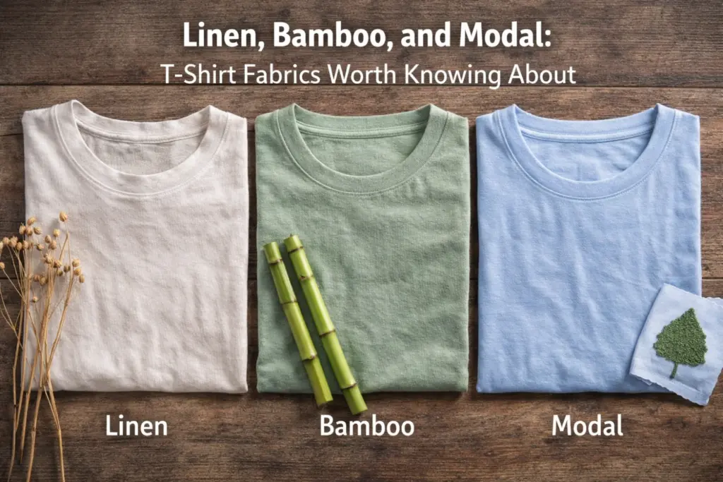Linen, Bamboo and Modal T-Shirt